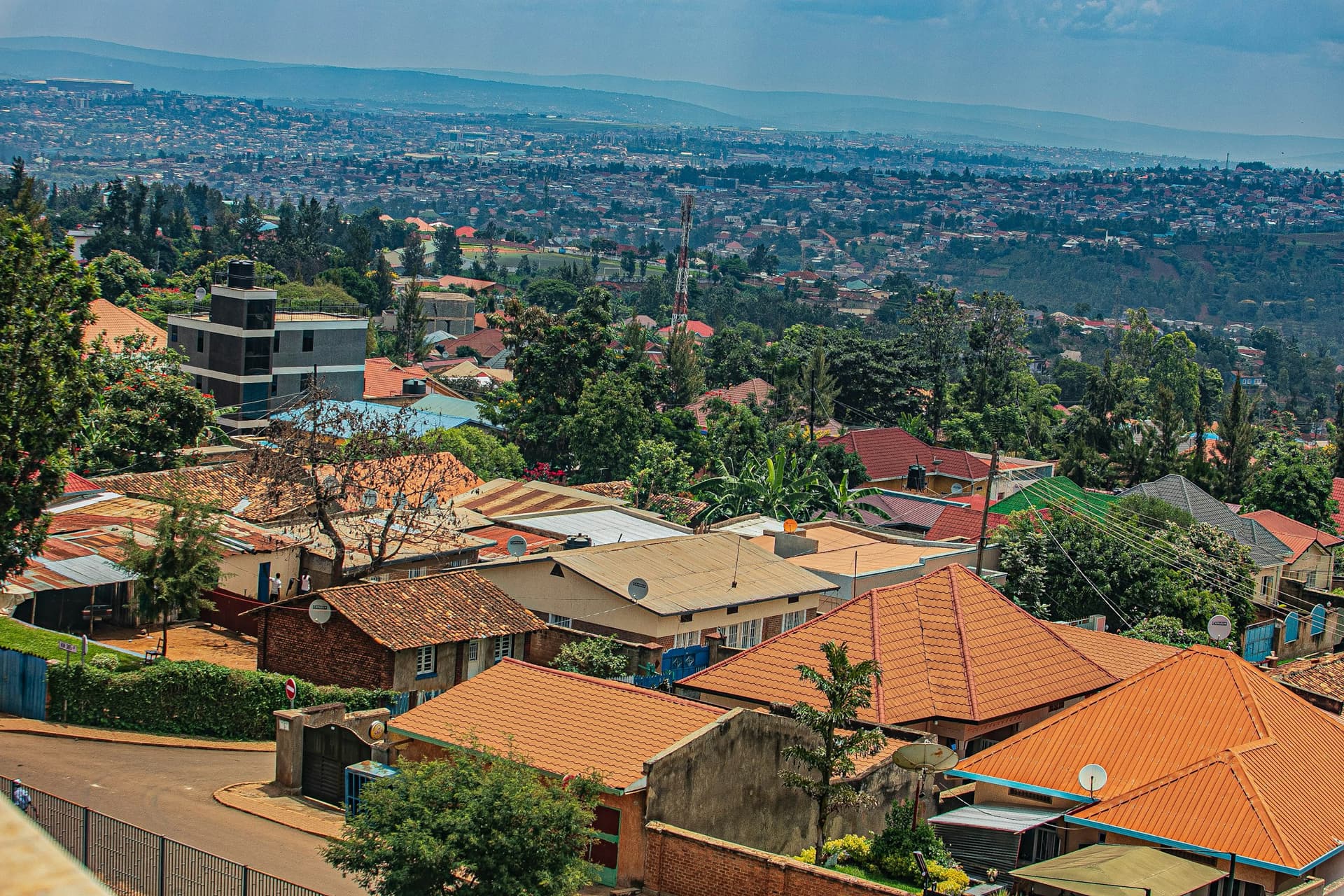 Homes on a Kigali hillside